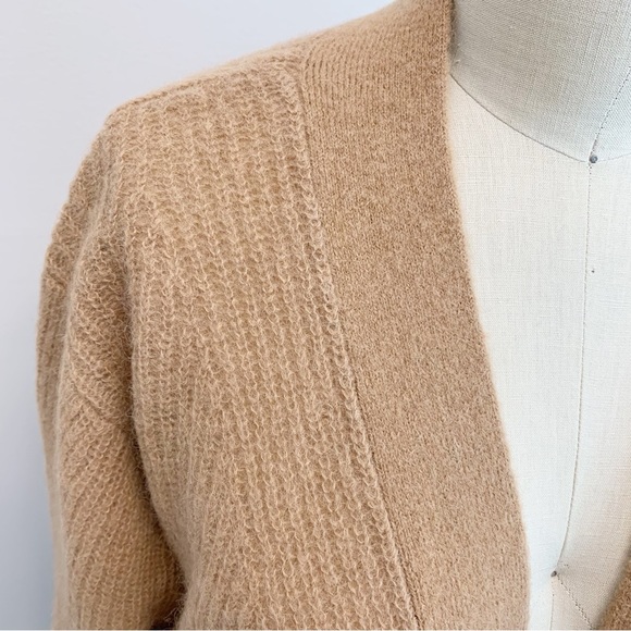 Everlane Oversized Alpaca Pocket Cardigan Size Extra Small - Picture 3 of 11